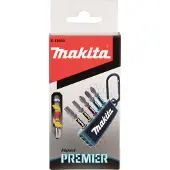 Makita E-13568 Slagschroevendraaier bitset 5-dlg Impacht Premier - PH2 PZ2 PZ3 T25 T30