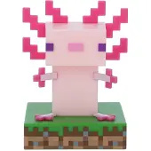 Paladone Minecraft Axolotl Icon Light – Officieel Gelicentieerde Vrijstaande Bureaulamp, Gamingkamer Decor & Nachtlamp Cadeau voor Jongens en Meisjes-