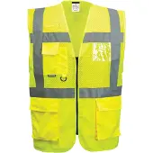 Portwest Madrid Hi-Vis Half Mesh Executive Vest C496