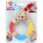Eichhorn baby bijtring konijn van hout