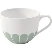 Villeroy & Boch Fleur koffiekop 16 cl Wit-groen