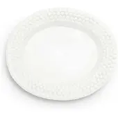 Mateus Bubbles Platter Oval 35 Cm - Schalen Keramiek White - EBK51B