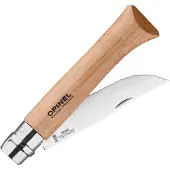 Opinel No. 12 002441 Beech Wood, gekarteld zakmes