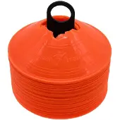 Precision trainingshoedjes 20 cm oranje 51-delig