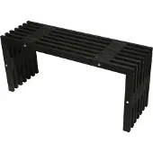 EcoFurn D-bench 100 pine black oiled L 100 cm