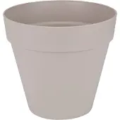 Elho Loft Urban Rond 40 - Bloempot voor Buiten - Ø 38.5 x H 35.3 cm - Warm grijs