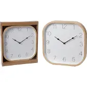 Koopman International Wandklok Hout Look 30x30cm |