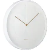 Karlsson Wandklok Echelon Circular wit - Ø 40cm