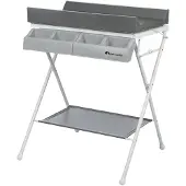 Bebeconfort Baltic 2-in-1 Bad- en Verschoningsunit, 0 tot 12 maanden, tot 11 kg, Grey Mist