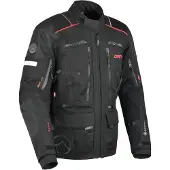 Dane Hornum Zwart Rode Waterdichte Textiele Motorjas Maat L