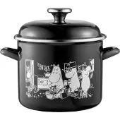 Muurla Moomin geëmailleerde pan hoge deksel 3,5 L Kitchen