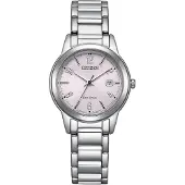 Citizen Analoog horloge lila / zilver