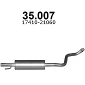 IZAWIT 35.007 Uitlaat middendemper