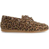Manfield Suède leopard bootschoenen | Maat 41