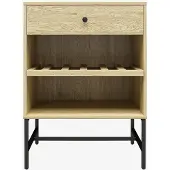 Dorel Home Copilot said: Tamlin Nachtkastje met 1 Lade - Houtlook - Moderne Nachttafel