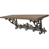 Clayre & Eef Wandkapstok 5 haken 58x20x22 cm ijzer