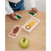 Trixie Baby Houten Combo dierenpuzzel - Eerste speelgoed baby - vanaf 1 Jaar - Educatief - Voor Jongens & Meisjes