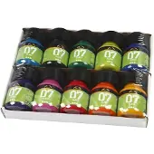 Creativ Company Glass, 10x30 ml, diverse kleuren