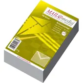 Mailmedia 1x100 enveloppen C 6 wit natklevend , 70 g