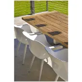 Hartman Sophie Studio dining tuinstoel aluminium/kunststoff 4 stuks