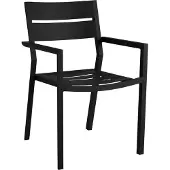Brafab Delia armstoel Zwart