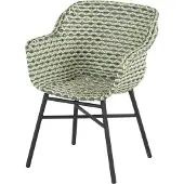 Hartman Tuinstoel Delphine Emerald Carbon Black