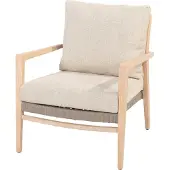 4 Seasons Outdoor Julia low tuinstoel brushed teak