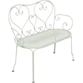 Fermob - 1900 Bench, Clay Grey - Tuinbanken - Groente,Grijs - Metaal