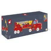 Janod - Story - Brandweerwagen (360 Graden Draaibaar)