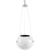 Lechuza Witte Plastic Plant Pot