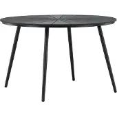 Ebuy24 San Vito tuintafel Ø120cm zwart.