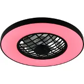 Reality Plafondventilator met LED lamp | Linköping | Ø 59 cm | 2700-6500K | Zwart | 45W | Lighting