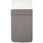 Witlof for kids Tuck-Inn ledikantdekent Warm Grey velvet Rib unisex