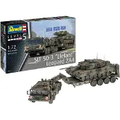 Revell Modelbouwpakket Militaire voertuigen - 03311 SLT 50-3 -Elefant- + Leopard 2A4 Plastic - 1:72 - Modelbouw