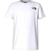 The North Face T-Shirt Kids Teen S/S Simple Dome Tee TNF White-M