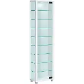 VCM Vitrinekast wandvitrine Edana maxi met LED wit hangend of staand