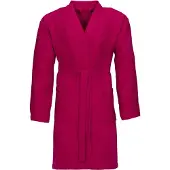 Vossen Unisex badjas ROM Pique-U cranberry S