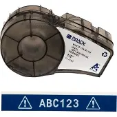 Brady M21-500-595-BL tape vinyl | wit op blauw | 12,7mm x 6,40m