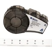 Brady M21-500-499-TB tape nylonweefsel zwart op wit 12,7 mm x 4,90 m (origineel)