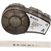 Brady M21-250-430 tape polyester zwart op transparant 6,35 mm x 6,40 m (origineel)