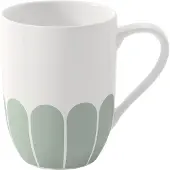 Villeroy & Boch Fleur mok 29 cl Wit-groen