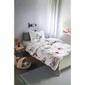 Beddinghouse Dekbedovertrek Whaletastic Blauw Katoen-100 x 135 cm | Kinder