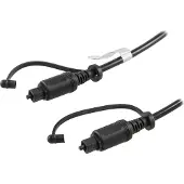 Deltaco TOTO-3, Toslink-Toslink zwart audio kabel, 3m