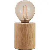 Eglo Turialdo Tafellamp - E27 - 10 cm - Bruin - FSC Hout