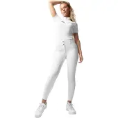 HORZE Grand Prix Show fullseat rijbroek, White, 44