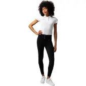 HORZE Leonie dames fullseat rijbroek , Black, 40