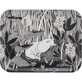 Muurla Moem Dienblad 28x36 Cm Originals The Pond - Dienbladen Berken Fineer Black and White - 2600-3628-01