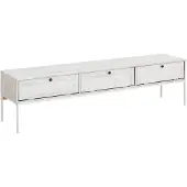 Loft 24 Freya-Tv-meubel - 3-Kleps - Wit Grenen