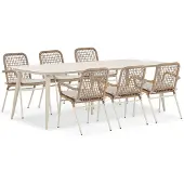 De Laan Lifestyle Catalone/Vienna 240 cm dining tuinset 7-delig