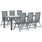 Hartman Aruba/Venustas 210 cm dining tuinset 7-delig